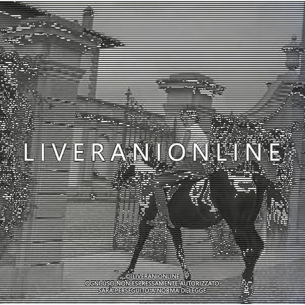 RETROSPETTIVA MARIA PIA DI SAVOLIA -REALI- NELLA FOTO MARIA PIA DI SAVOIA A PRATOLINO NELL\'ANNO 1950 AG ALDO LIVERANI SAS 