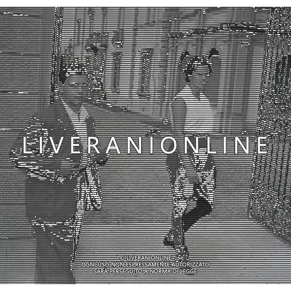 RETROSPETTIVA MARIA PIA DI SAVOLIA -REALI- NELLA FOTO MARIA PIA DI SAVOIA A PRATOLINO NELL\'ANNO 1950 AG ALDO LIVERANI SAS