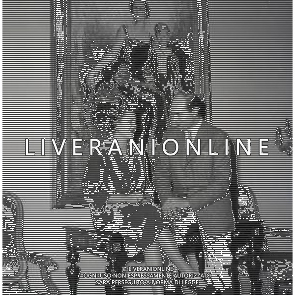 RETROSPETTIVA MARIA PIA DI SAVOLIA -REALI- NELLA FOTO MARIA PIA DI SAVOIA A PRATOLINO NELL\'ANNO 1950 CON ALESSANDRO Karađorđević AG ALDO LIVERANI SAS