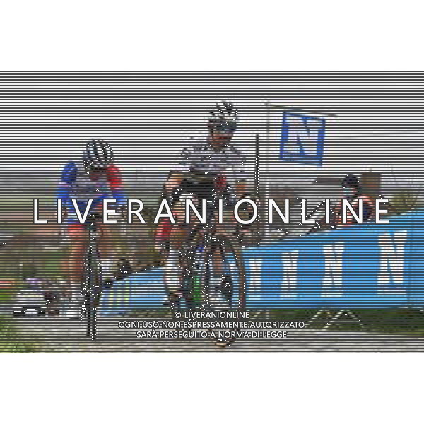 04-04-2021 Tour Des Flandres; 2021, Groupama - Fdj; 2021, Deceuninck - Quick Step; Madouas, Valentin; Alaphilippe, Julian; Paterberg; FOTO STEFANO SIROTTI-AG ALDO LIVERANI SAS