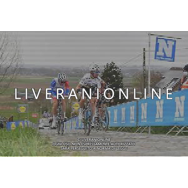 04-04-2021 Tour Des Flandres; 2021, Groupama - Fdj; 2021, Deceuninck - Quick Step; Madouas, Valentin; Alaphilippe, Julian; Paterberg; FOTO STEFANO SIROTTI-AG ALDO LIVERANI SAS