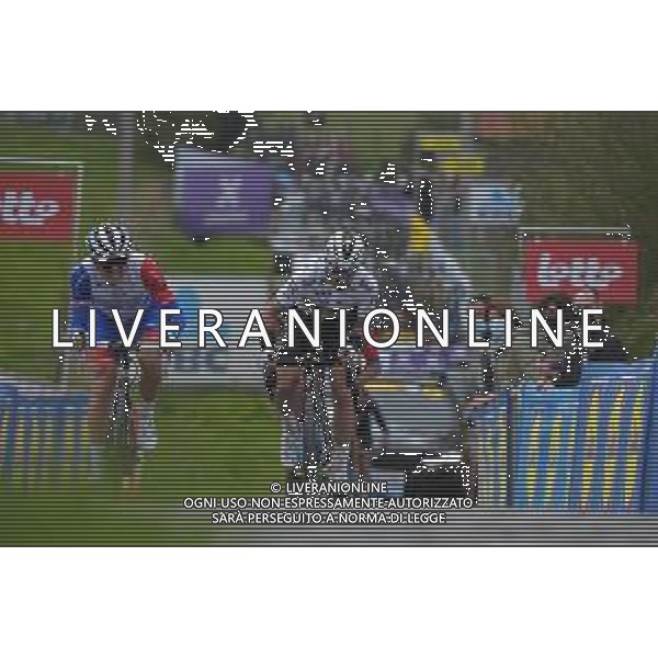 04-04-2021 Tour Des Flandres; 2021, Groupama - Fdj; 2021, Deceuninck - Quick Step; Madouas, Valentin; Alaphilippe, Julian; Paterberg; FOTO STEFANO SIROTTI-AG ALDO LIVERANI SAS