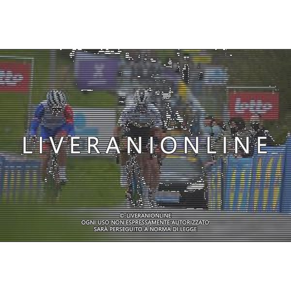 04-04-2021 Tour Des Flandres; 2021, Groupama - Fdj; 2021, Deceuninck - Quick Step; Madouas, Valentin; Alaphilippe, Julian; Paterberg; FOTO STEFANO SIROTTI-AG ALDO LIVERANI SAS