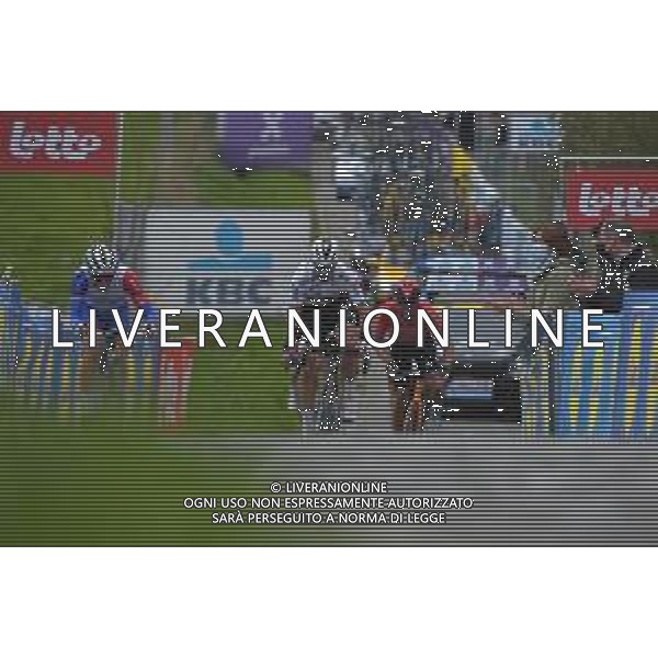 04-04-2021 Tour Des Flandres; 2021, Groupama - Fdj; 2021, Deceuninck - Quick Step; Madouas, Valentin; Alaphilippe, Julian; Paterberg; FOTO STEFANO SIROTTI-AG ALDO LIVERANI SAS