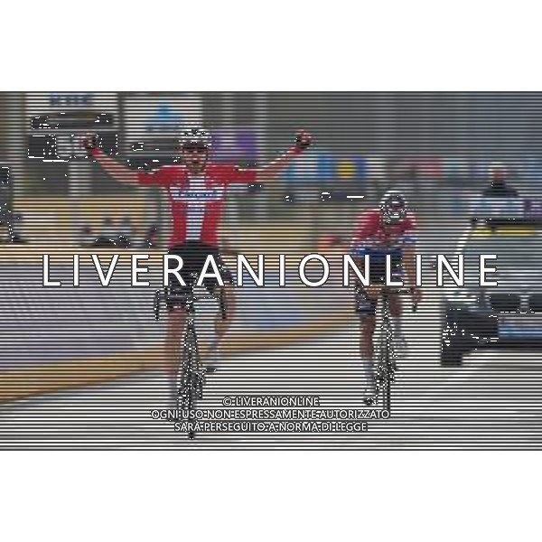 04-04-2021 Tour Des Flandres; 2021, Deceuninck - Quick Step; 2021, Alpecin - Fenix; Asgreen, Kasper; Van Der Poel, Mathieu; Paterberg; FOTO STEFANO SIROTTI-AG ALDO LIVERANI SAS