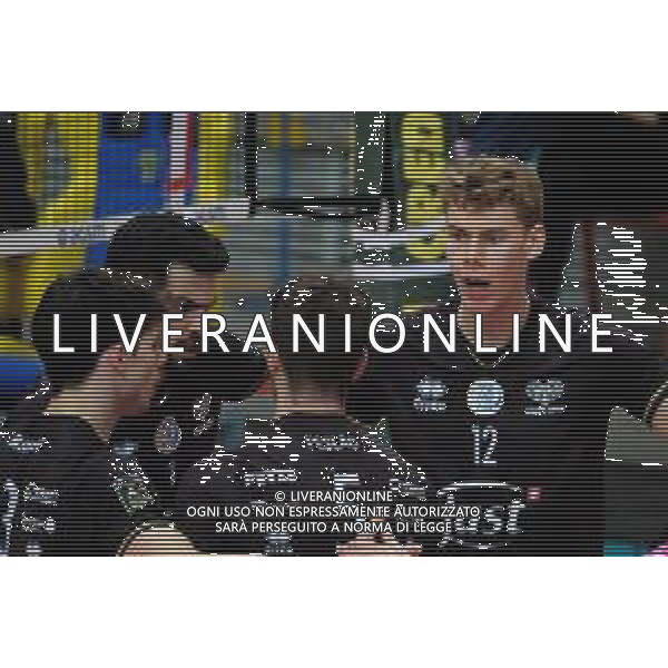Tommasinio/LMedia - Playoff 5o posto - NBV Verona VS Consar Ravenna - Campionato di Volley Superlega Serie A 2020/2021 04 aprile 2021 - AGSM Forum, Verona, Italia Nella foto: Mads Jensen - NBV Verona @Tommasinio/LMedia AG ALDO LIVERANI SAS