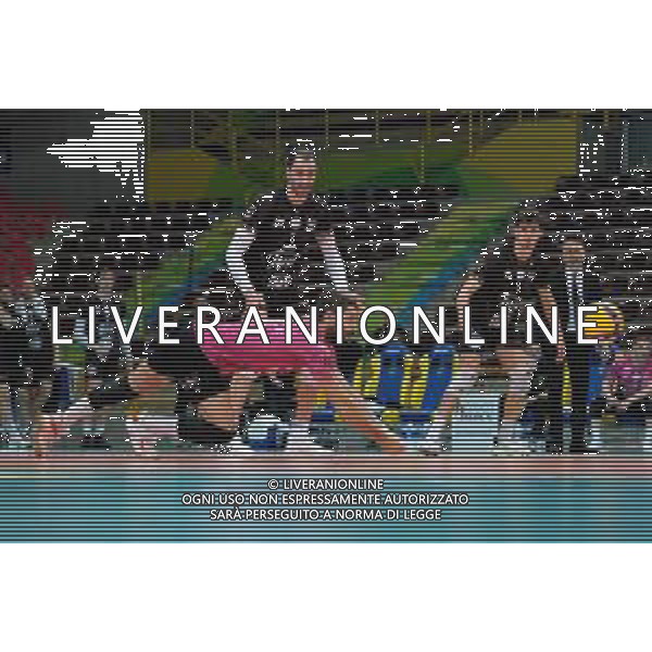 Tommasinio/LMedia - Playoff 5o posto - NBV Verona VS Consar Ravenna - Campionato di Volley Superlega Serie A 2020/2021 04 aprile 2021 - AGSM Forum, Verona, Italia Nella foto: Federico Bonami - NBV Verona @Tommasinio/LMedia AG ALDO LIVERANI SAS