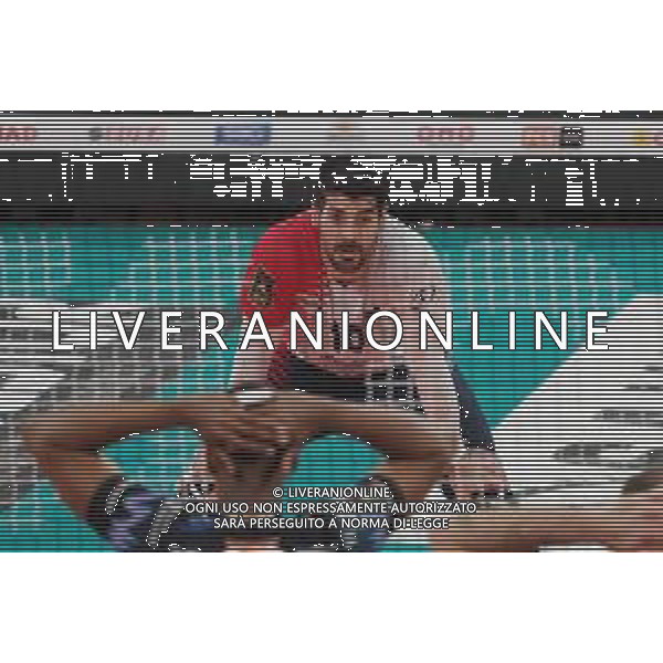 Cerquiglinio/LMedia - Playoff - Semifinali - Sir Safety Conad Perugia vs Vero Volley Monza - Campionato di Volley Superlega Serie A 2020/2021 04 aprile 2021 - Pala Barton, Perugia, Italia Nella foto: lanza filippo (n.10 vero volley monza) @Cerquiglinio/LMedia AG ALDO LIVERANI SAS