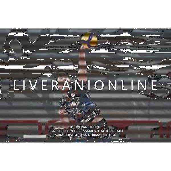Cerquiglinio/LMedia - Playoff - Semifinali - Sir Safety Conad Perugia vs Vero Volley Monza - Campionato di Volley Superlega Serie A 2020/2021 04 aprile 2021 - Pala Barton, Perugia, Italia Nella foto: oleh plotnytskyi (n.17 bitter sticker sir safety conad perugia) schiaccia @Cerquiglinio/LMedia AG ALDO LIVERANI SAS