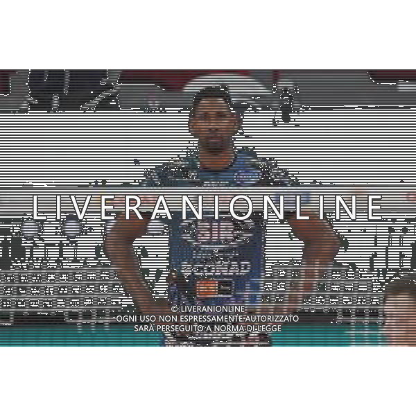 Cerquiglinio/LMedia - Playoff - Semifinali - Sir Safety Conad Perugia vs Vero Volley Monza - Campionato di Volley Superlega Serie A 2020/2021 04 aprile 2021 - Pala Barton, Perugia, Italia Nella foto: wilfredo leon venero (n.9 hitter spiker sir safety conad perugia) @Cerquiglinio/LMedia AG ALDO LIVERANI SAS