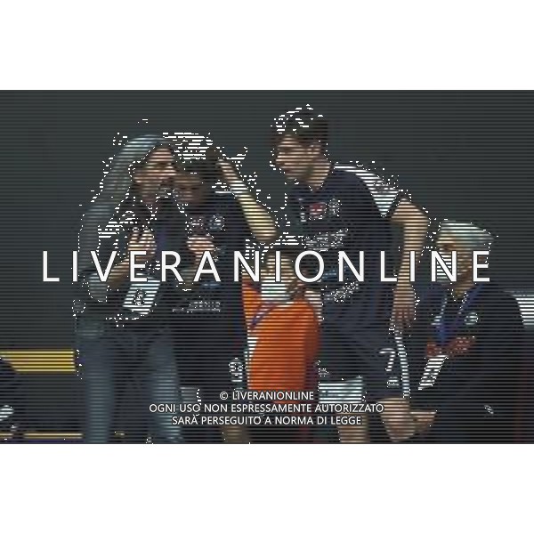 IMOLA 03 04 2021 PALLAMANO ROMAGNA-ARCOM MESTRINO 28-30 SERIE A2 NELLA FOTO FABRIZIO FOLLI E MAZZANTI GREGORIO IMOLA © SANNA / AGENZIA ALDO LIVERANI SAS