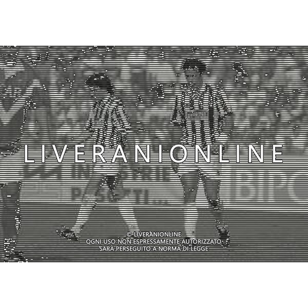 04-09-1994 BRESCIA-CAMPIONATO DI CALCIO SERIE A BRESCIA-JUVENTUS 1-1 NELLA FOTO GIANLUCA VIALLI E ALESSANDRO DEL PIERO AG ALDO LIVERANI SAS