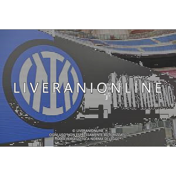 nuovo logo Inter Inter vs Sassuolo Campionato Serie A TIM - recupero 28a giornata Milano 07-04-2021 Stadio Giuseppe Meazza - San Siro foto Roberto Garavaglia/ag. Aldo Liverani sas / AGENZIA ALDO LIVERANI SAS