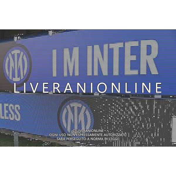 nuovo logo Inter Inter vs Sassuolo Campionato Serie A TIM - recupero 28a giornata Milano 07-04-2021 Stadio Giuseppe Meazza - San Siro foto Roberto Garavaglia/ag. Aldo Liverani sas / AGENZIA ALDO LIVERANI SAS