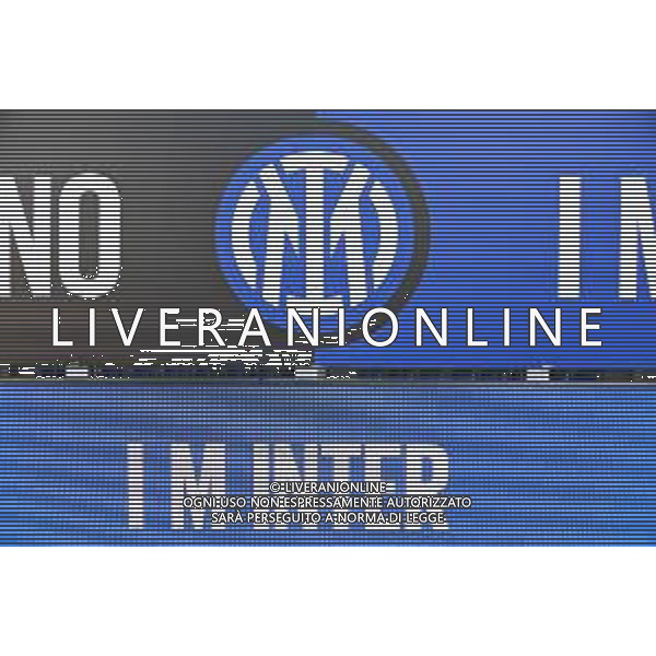 nuovo logo Inter Inter vs Sassuolo Campionato Serie A TIM - recupero 28a giornata Milano 07-04-2021 Stadio Giuseppe Meazza - San Siro foto Roberto Garavaglia/ag. Aldo Liverani sas / AGENZIA ALDO LIVERANI SAS