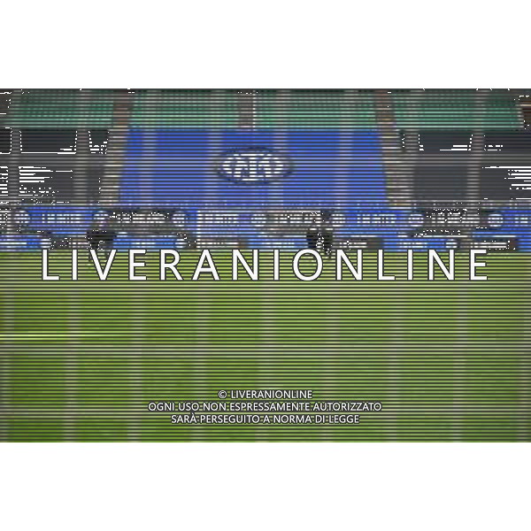 nuovo logo Inter Inter vs Sassuolo Campionato Serie A TIM - recupero 28a giornata Milano 07-04-2021 Stadio Giuseppe Meazza - San Siro foto Roberto Garavaglia/ag. Aldo Liverani sas / AGENZIA ALDO LIVERANI SAS