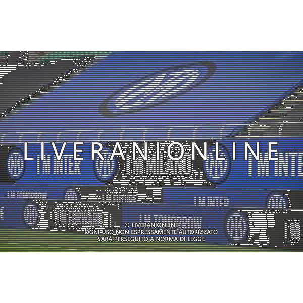 nuovo logo Inter Inter vs Sassuolo Campionato Serie A TIM - recupero 28a giornata Milano 07-04-2021 Stadio Giuseppe Meazza - San Siro foto Roberto Garavaglia/ag. Aldo Liverani sas / AGENZIA ALDO LIVERANI SAS
