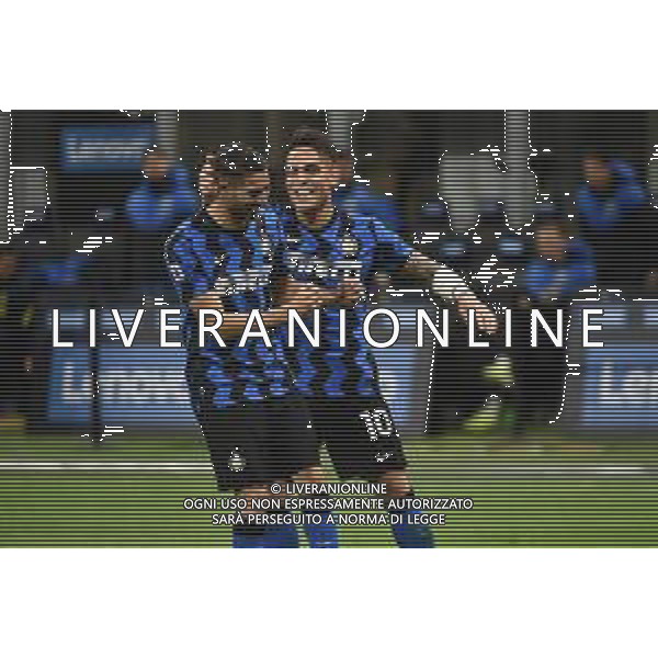 esultanza Inter dopo il gol del 2 a 0 Lautaro Martinez Inter vs Sassuolo Campionato Serie A TIM - recupero 28a giornata Milano 07-04-2021 Stadio Giuseppe Meazza - San Siro foto Roberto Garavaglia/ag. Aldo Liverani sas / AGENZIA ALDO LIVERANI SAS