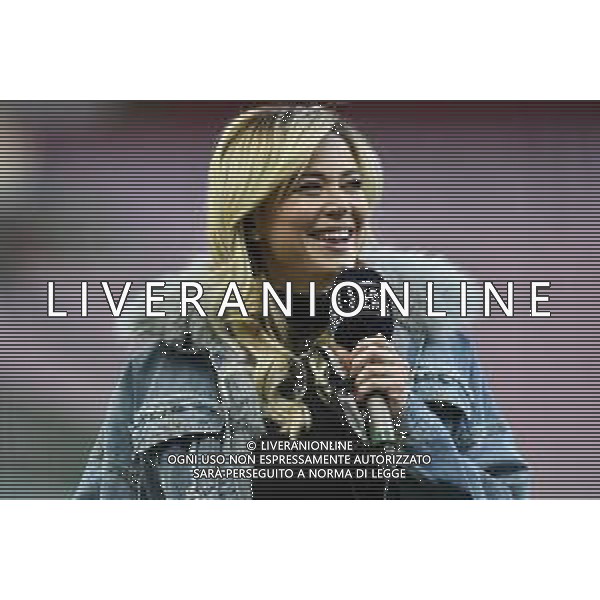 Diletta Leotta giornalista di DAZN Inter vs Sassuolo Campionato Serie A TIM - recupero 28a giornata Milano 07-04-2021 Stadio Giuseppe Meazza - San Siro foto Roberto Garavaglia/ag. Aldo Liverani sas / AGENZIA ALDO LIVERANI SAS