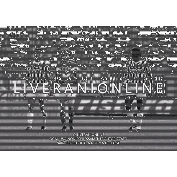 14-03-1993 BRESCIA CAMPIONATO DI CALCIO SERIE A BRESCIA JUVENTUS 2-0 NELLA FOTO JURGEN KOHLER-FLORIN RADUCIOIU-JULIO CESAR AG ALDO LIVERANI SAS