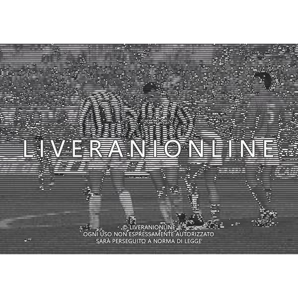 14-03-1993 BRESCIA CAMPIONATO DI CALCIO SERIE A BRESCIA JUVENTUS 2-0 NELLA FOTO FABRIZIO RAVANELLI E GIANLUCA VIALLI AG ALDO LIVERANI SAS