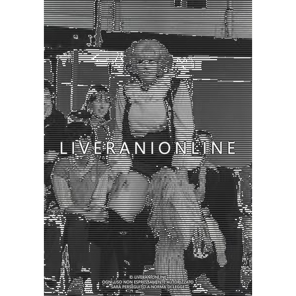 RETROSPETTIVA FRANCA RAME ATTRICE NELLA FOTO FRANCA RAME IN TELEVISIONE NELL\'ANNO 1979 AG ALDO LIVERANI SAS  