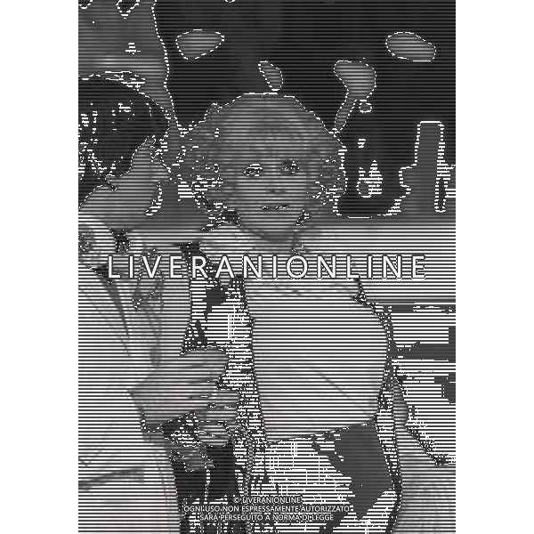 RETROSPETTIVA FRANCA RAME ATTRICE NELLA FOTO FRANCA RAME CON MARCO COLUMBRO IN TELEVISIONE NELL\'ANNO 1979 AG ALDO LIVERANI SAS  