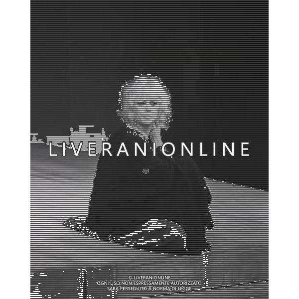 RETROSPETTIVA FRANCA RAME ATTRICE NELLA FOTO FRANCA RAME AL TEATRO ODEON A MILANO NELL\'ANNO 1981 AG ALDO LIVERANI SAS 