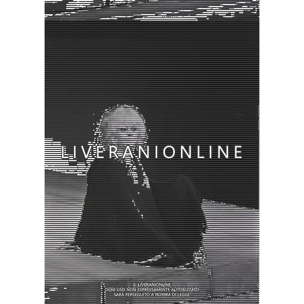 RETROSPETTIVA FRANCA RAME ATTRICE NELLA FOTO FRANCA RAME AL TEATRO ODEON A MILANO NELL\'ANNO 1981 AG ALDO LIVERANI SAS 