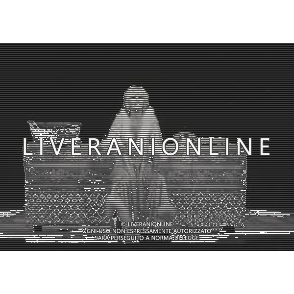 RETROSPETTIVA FRANCA RAME ATTRICE NELLA FOTO FRANCA RAME AL TEATRO ODEON A MILANO NELL\'ANNO 1981 AG ALDO LIVERANI SAS 