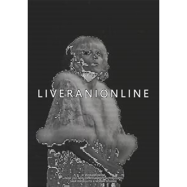 RETROSPETTIVA FRANCA RAME ATTRICE NELLA FOTO FRANCA RAME AL TEATRO ODEON A MILANO NELL\'ANNO 1981 AG ALDO LIVERANI SAS 