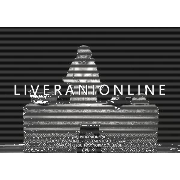 RETROSPETTIVA FRANCA RAME ATTRICE NELLA FOTO FRANCA RAME AL TEATRO ODEON A MILANO NELL\'ANNO 1981 AG ALDO LIVERANI SAS 