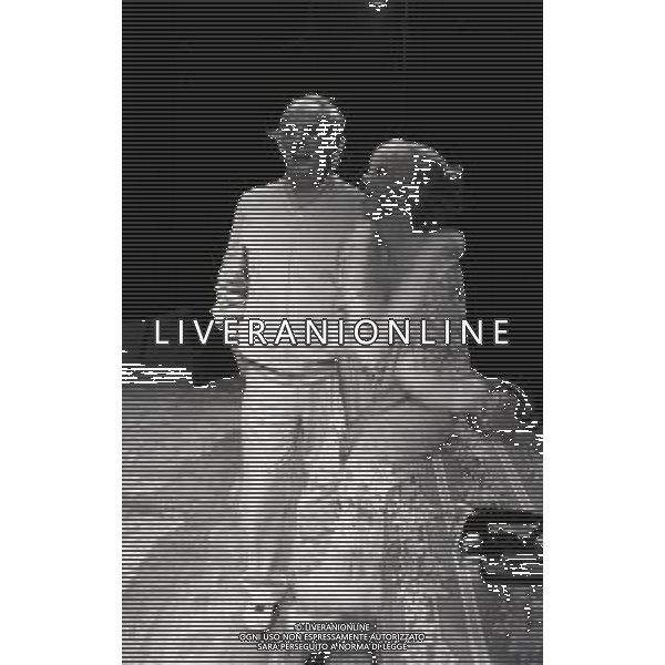 RETROSPETTIVA FRANCA RAME ATTRICE NELLA FOTO DARIO FO CON FRANCA RAME AL TEATRO ODEON A MILANO NELL\'ANNO 1981 AG ALDO LIVERANI SAS 