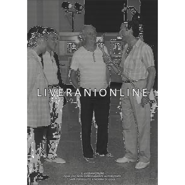RETROSPETTIVA DARIO FO ATTORE NELLA FOTO DARIO FO A RICCIONE AL TEATRO DELL\'OCCHIO NELL\'ANNO 1984 AG ALDO LIVERANI SAS