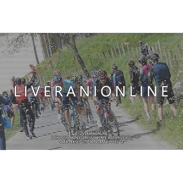 08-04-2021 Itzulia Basque Country; Tappa 04 Vitoria - Hondarribia; 2021, Ineos Grenadiers; 2021, Astana - Premier Tech; Carapaz Antonio, Richard Antonio; Fraile Matarranz, Omar; ©SIROTTI / AGENZIA ALDO LIVERANI SAS