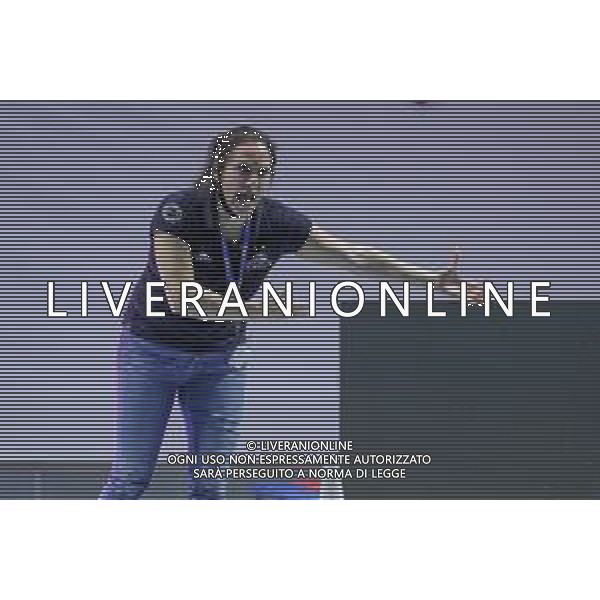 Marianiu/LMedia - Finale 1° posto - SIS Roma vs Ekipe Orizzonte - Coppa Italia Femminile di Pallanuoto 2020/2021 09 aprile 2021 - Polo Natatorio, Roma, Italia Nella foto: coach Martina Miceli (Ekipe Orizzonte) @Marianiu/LMedia ag aldo liverani sas