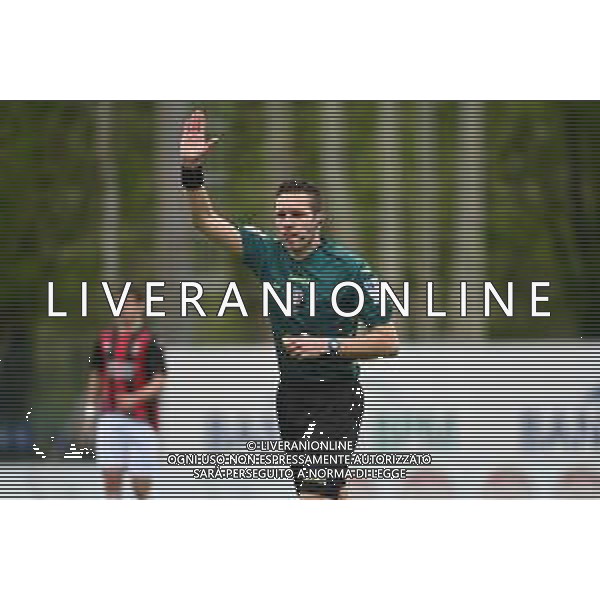 ¬© TVRG l\'arbitro Matteo Marcenaro Milan vs Juventus Campionato Primavera 1 TIM - 18a giornata Milano 10-04-2021 centro sportivo Peppino Vismara foto Roberto Garavaglia/ag. Aldo Liverani sas/ AGENZIA ALDO LIVERANI SAS