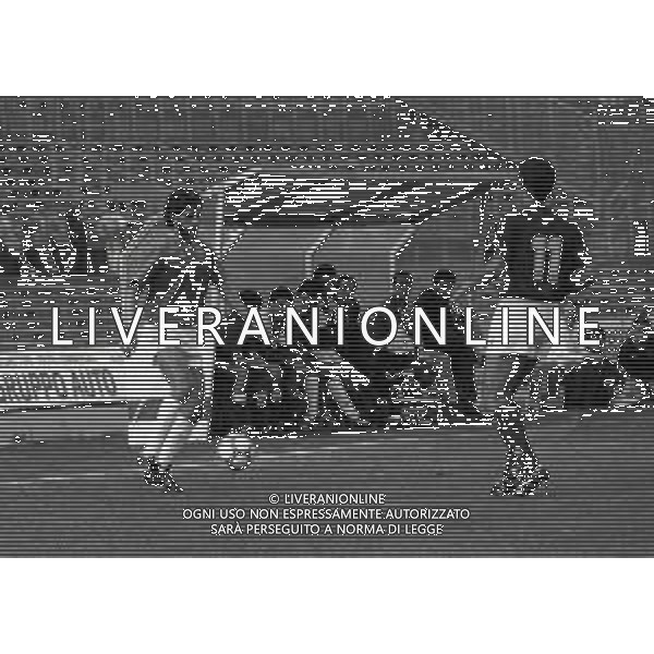 16-09-1990 BRESCIA CAMPIONATO DI CALCIO SERIE B BRESCIA -SALERNITANA 1-2 NELLA FOTO SALVATORE GIUNTA AG ALDO LIVERANI SAS