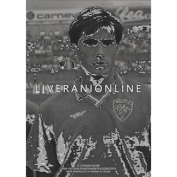 16-09-1990 BRESCIA CAMPIONATO DI CALCIO SERIE B BRESCIA -SALERNITANA 1-2 NELLA FOTO LUCA LUZARDI AG ALDO LIVERANI SAS