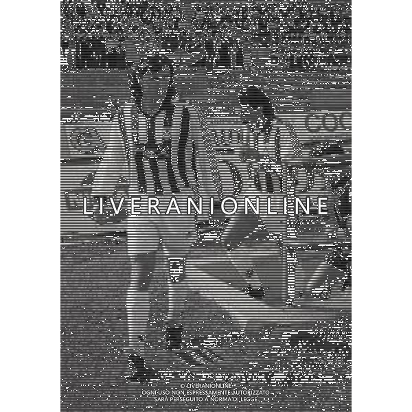 13-10-1991 BRESCIA CAMPIONATO DI CALCIO SERIE B BRESCIA -UDINESE 1-1 NELLA FOTO ABEL BALBO E EMIDIO ODDI AG ALDO LIVERANI SAS