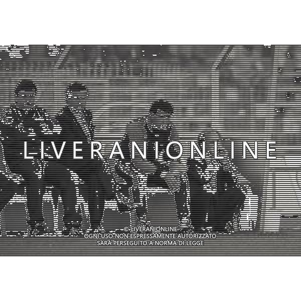 13-10-1991 BRESCIA CAMPIONATO DI CALCIO SERIE B BRESCIA -UDINESE 1-1 NELLA FOTO FRANCO SCOGLIO ALLENATORE UDINESE CALCIO AG ALDO LIVERANI SAS