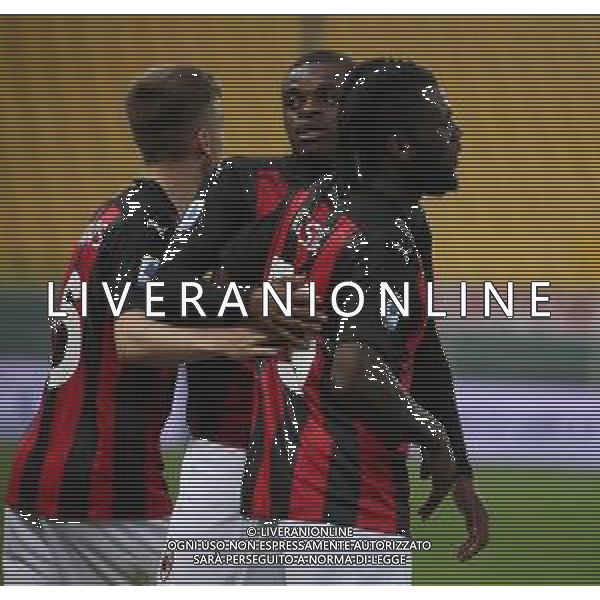 PARMA - MILAN CAMPIONATO CALCIO SERIE A TIM 10.04.2021 NELLA FOTO ESULTANZA DOPO IL GOL DI FRANCK KESSIE\' ©SANTANDREA / AGENZIA ALDO LIVERANI SAS