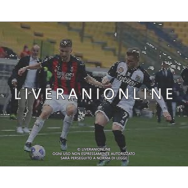 PARMA - MILAN CAMPIONATO CALCIO SERIE A TIM 10.04.2021 NELLA FOTO SAELEMAEKERS E GAGLIOLO ©SANTANDREA / AGENZIA ALDO LIVERANI SAS