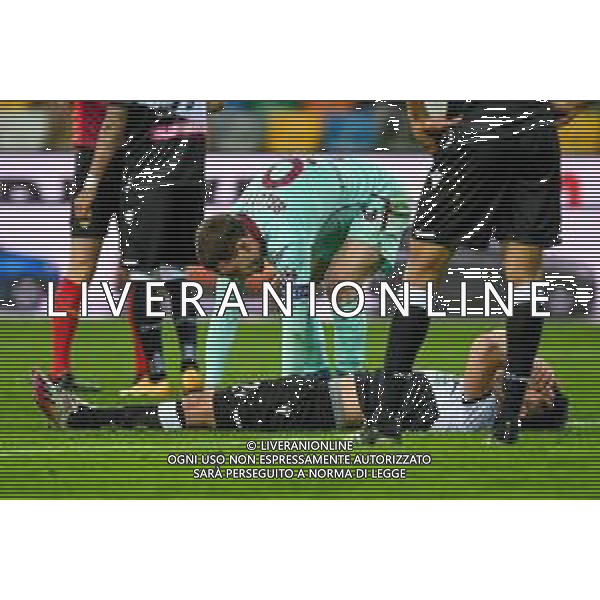 Griffonit/LMedia - Udinese Calcio vs Torino FC - Italian football Serie A match 2020/2021 10 April 2021 - Dacia Arena Friuli stadium, udine, Italy Photo showing: Disappointment, frustration of Tolgay Arslan (Udinese) for the foul on Andrea Belotti (Torino) @Griffonit/LMedia/ AGENZIA ALDO LIVERANI SAS