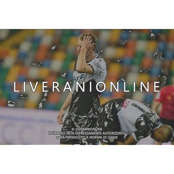 Griffonit/LMedia - Udinese Calcio vs Torino FC - Italian football Serie A match 2020/2021 10 April 2021 - Dacia Arena Friuli stadium, udine, Italy Photo showing: Disappointment, frustration of Thomas Ouwejan (Udinese) @Griffonit/LMedia/ AGENZIA ALDO LIVERANI SAS