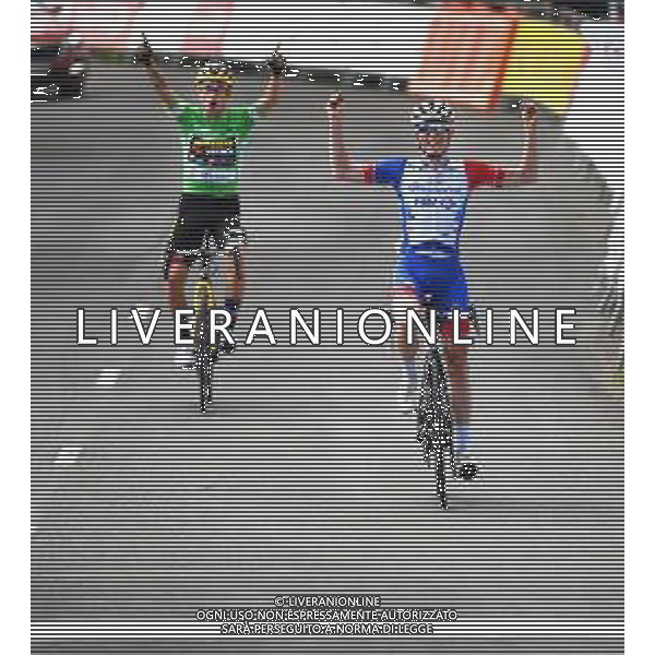 10-04-2021 Itzulia Basque Country; Tappa 06 Ondarroa - Arrate; 2021, Groupama - Fdj; 2021, Jumbo - Visma; Gaudu, David; Roglic, Primoz; Arrate; FOTO STEFANO SIROTTI-AG ALDO LIVERANI SAS