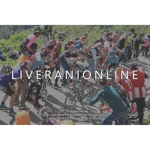 10-04-2021 Itzulia Basque Country; Tappa 06 Ondarroa - Arrate; 2021, Bikeexchange; 2021, Astana - Premier Tech; Chaves Rubio, Johan Estaban; Izaguirre, Jon; Trabakua; ©SIROTTI / AGENZIA ALDO LIVERANI SAS