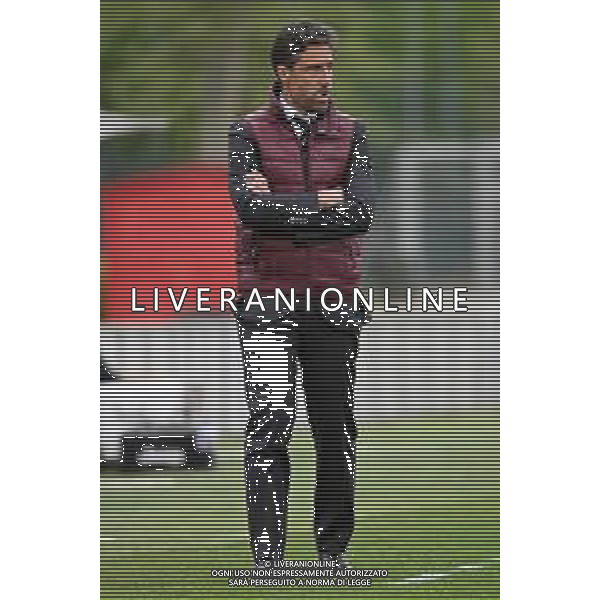 © TVRG Federico Giunti allenatore Milan Milan vs Juventus Campionato Primavera 1 TIM - 18a giornata Milano 10-04-2021 centro sportivo Peppino Vismara foto Roberto Garavaglia/ag. Aldo Liverani sas