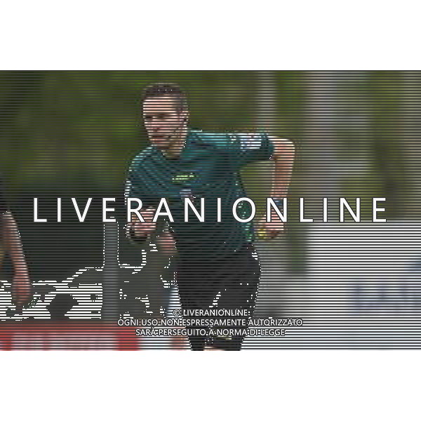 © TVRG l\'arbitro Matteo Mercenaro di Genova Milan vs Juventus Campionato Primavera 1 TIM - 18a giornata Milano 10-04-2021 centro sportivo Peppino Vismara foto Roberto Garavaglia/ag. Aldo Liverani sas