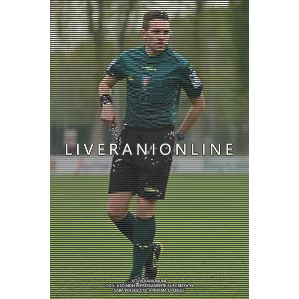 © TVRG l\'arbitro Matteo Mercenaro di Genova Milan vs Juventus Campionato Primavera 1 TIM - 18a giornata Milano 10-04-2021 centro sportivo Peppino Vismara foto Roberto Garavaglia/ag. Aldo Liverani sas